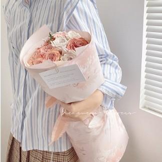 Dream Back Garden Flower Packaging Printed Paper Three-dimensional Pattern Small Fragrance Series Packaging Paper Materials