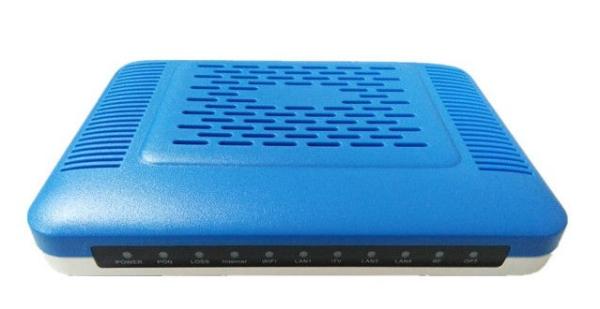 Soc Chipest FTTH ONU 1GE +3FE+WIFI+CATV Ports GPON EPON ONT DC 12V Power