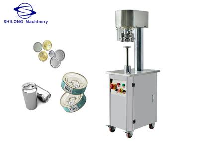 Semi Auto 60Hz Metal Beer Can Manual Tin Can Sealing Machine 140mm