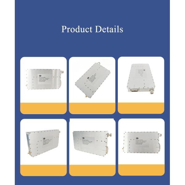 1550-1610MHz 80W RF Power Amplifier L-Band Amplifier Module for Wireless Communication Systems