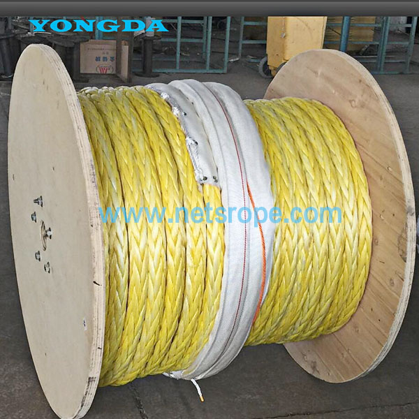 Corde de pêche UHMWPE tressée de 4 mm/cordes en plomb pour navire de pêche/pêche au chalut/pêche au chalut