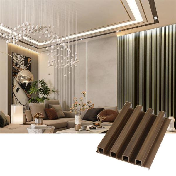 Indoor Decor Wood Plastic Composite Cladding Fluted 3d Wall Board WPC PVC Interior Wall Panel