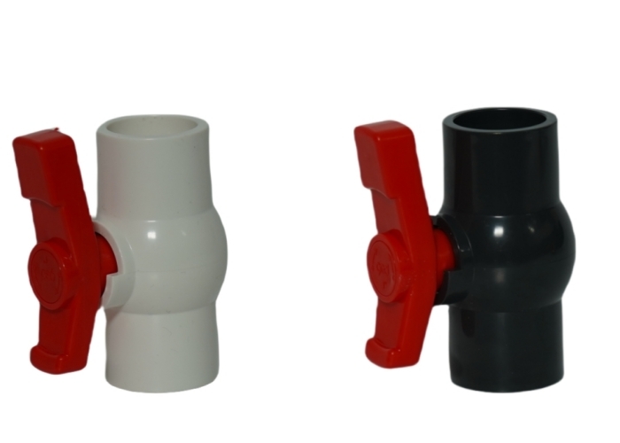 PVC UPVC Ball Valve Plastic Africa Plastic Ball Valve Irrigation Threaded Compression1/2 Inch 3/4 Inch Plastic PVC UPVC Ball Valve