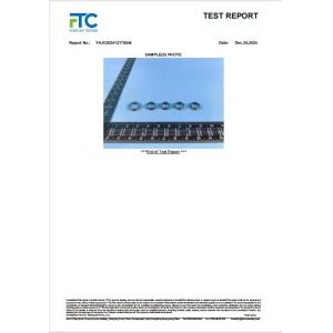 Dongguan Junxing Metal Jewelry Co., Ltd Certifications