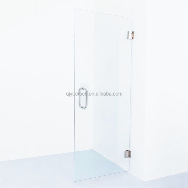 6-12 мм толщины чешуйчатый никелевый отделка одиночный безрамный душ стеклянные двери для отелей