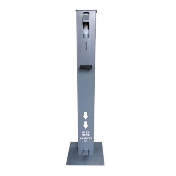 Suporte recarregável operado do metal do Sanitizer da mão 1liter do suporte de Sanitiser do pé 1000ml pedal universal com bandeja do gotejamento