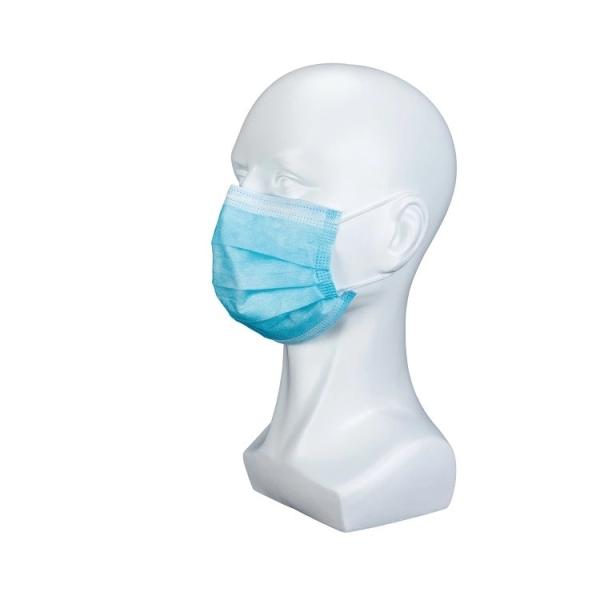 Non Woven Surgical Medical Mask Anti Virus Dust 3 Layers Fiberglass Free