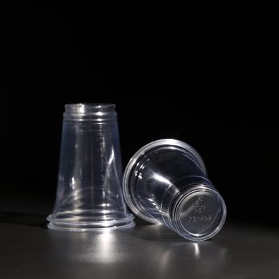 Logotipo personalizado Impresso Copas de plástico PET transparentes para suco para levar
