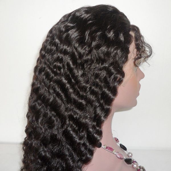 Unprocessed Tangle Free Human Hair Wholesale/100 Brazilian Virgin Hair Full Lace Wigs