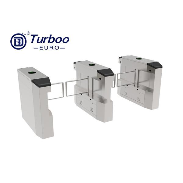 SUS 304 Swing Barrier Gate Automatic Access Control Security Turnstile Pass Width 1100mm