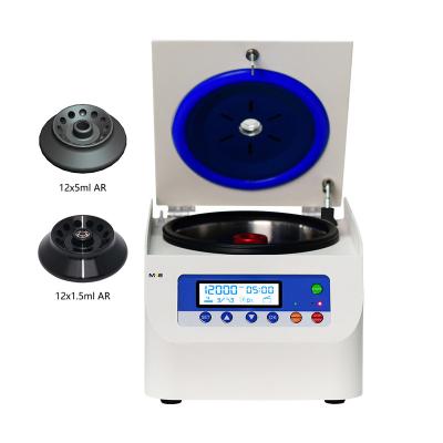 Microcentrífuga de laboratório de tamanho compacto 10000-16500 RPM