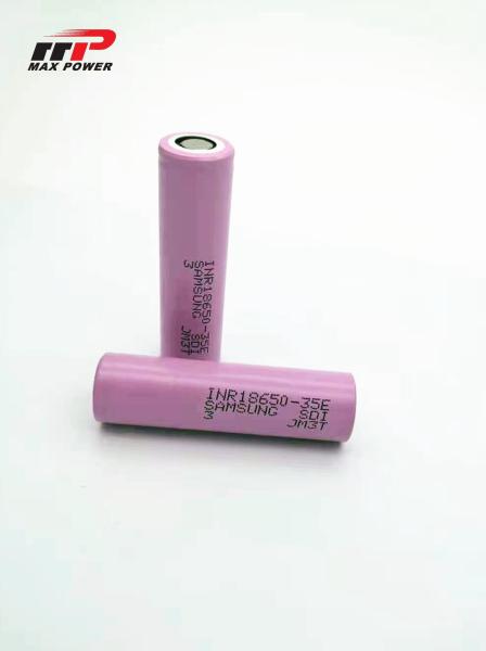MSDS 3500mAh Li Ion Battery rechargeable INR18650 IEC62133