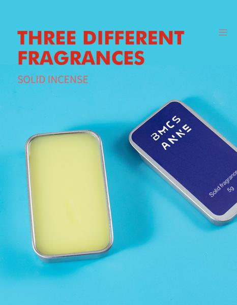 OEM 10mL Solid Travel Natural Perfume Balm For Men Women