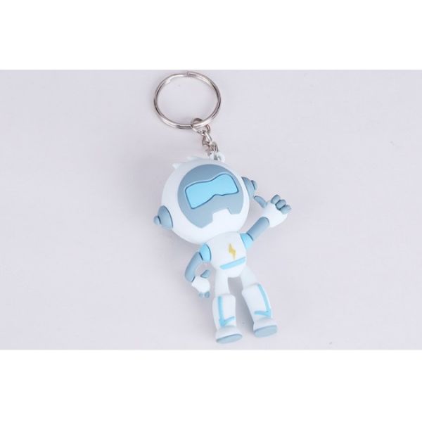 Soft PVC Rubber Plastic Key Chain, Custom Brand Symbol Miniature Figure Key Chain For Promotion