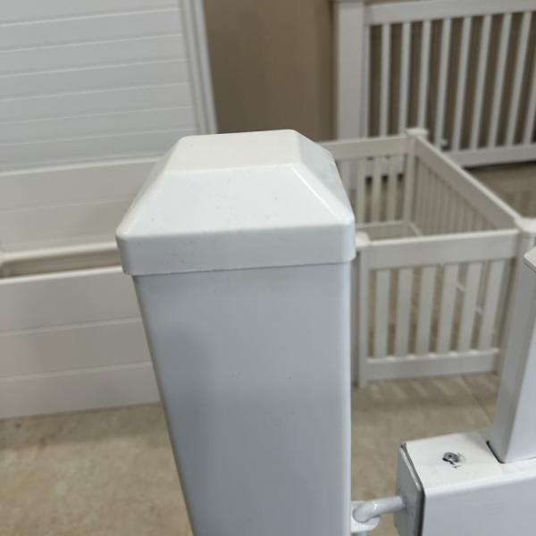 Replacement 4ft High PVC White Vinyl Picket Fence For Privacy And Durability