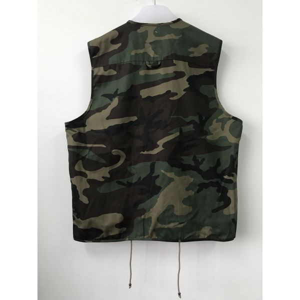 Mens classic vest, mens waist coat, camo vest in T/C 80/20 fabric, 048 camouflage vest, S-3XL