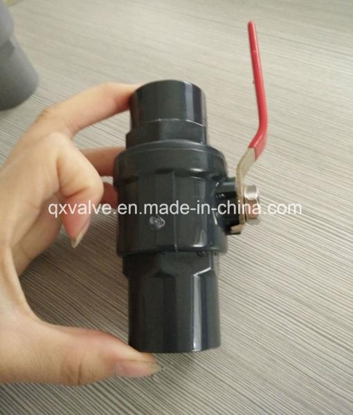 Flexible Ball Valve Structure in Zhejiang PVC Irrigation Water Pipe with Copper Handle
