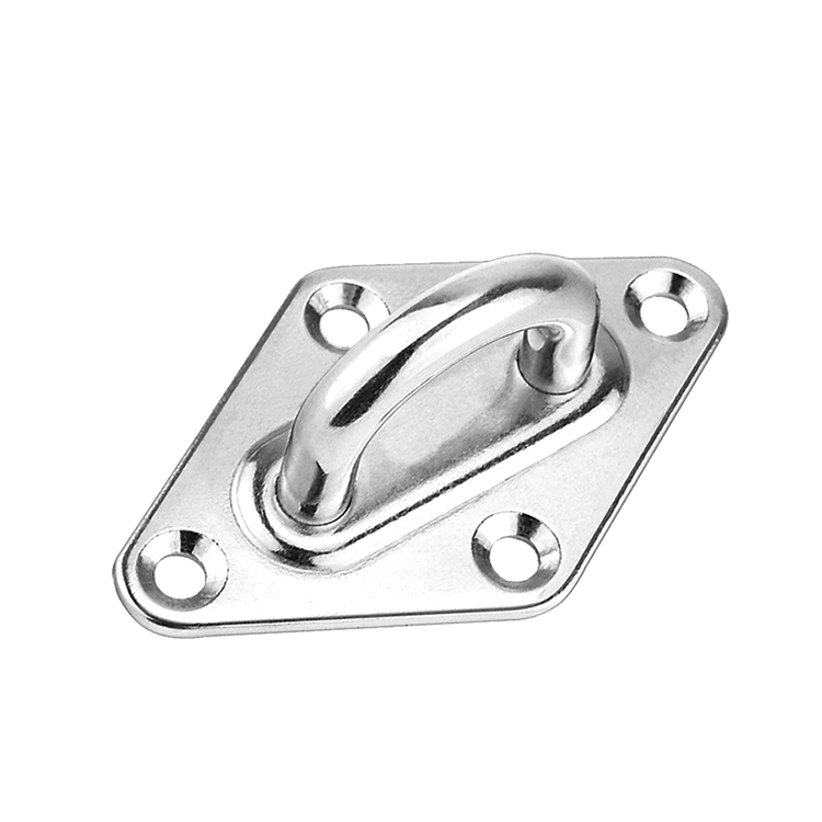 304 Stainless Steel Sling Accessories 2 Post Metal Double Cable Clamp Wire Rope Clips
