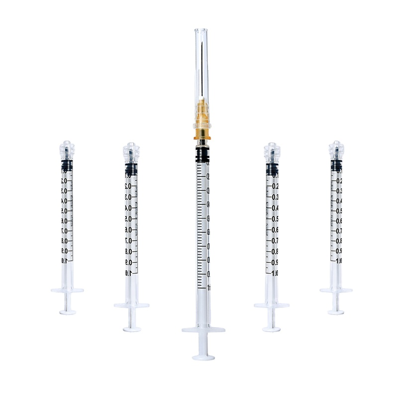 Wholesale 1ml 5ml 10ml 20ml Vaccine Injection Disposable Syringe With Needle