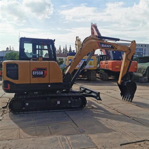 Mini Used Sany Excavator SY55U Sany 5 Ton Excavator With Original Parts