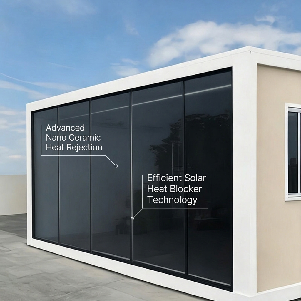 Building Insulation Architectural Window Film Nano Ceramic Window Heat Blocker