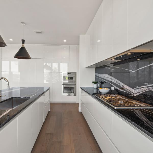 Home Kitchen Cabinets Modern Design High Gloss White Kitchen Cabinets For Sale