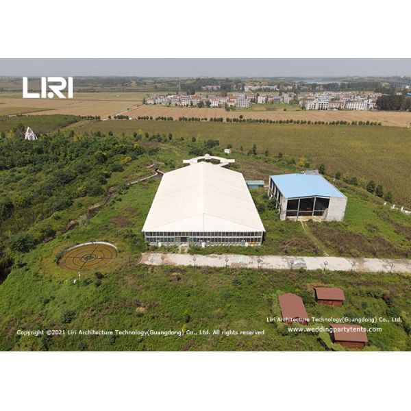 70M Length Luxury Wedding Tents Permanent Construction