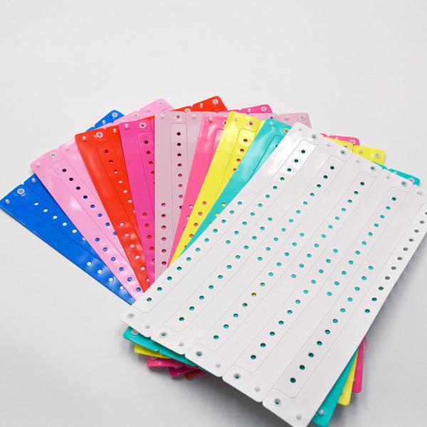 Waterproof Disposable L Shape Vinyl PVC Wristband for Promotion at Hotel Water Park Resort