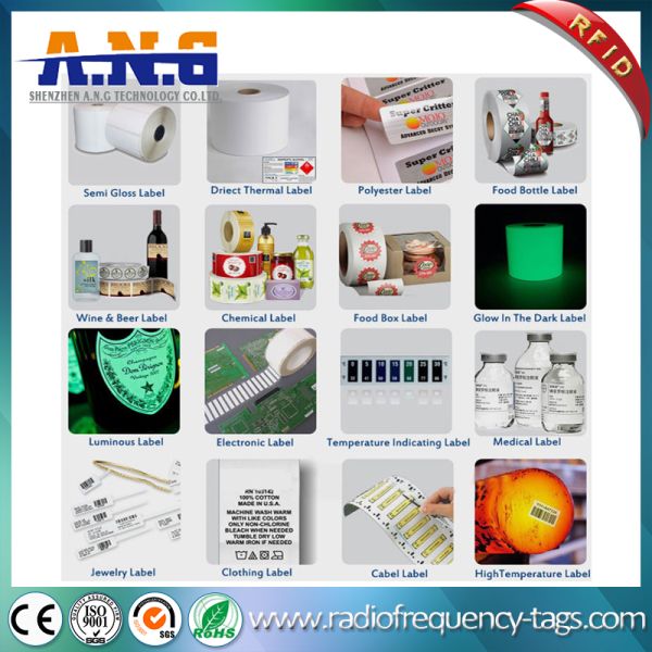 Identification NFC STICKER tags with a programmable integrated circuit