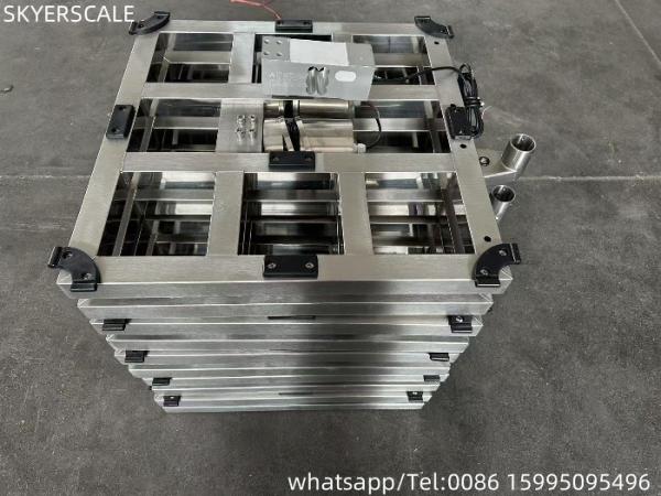 600x600mm 500kg 304 Full Stainless Steel Weighing Platform Scale