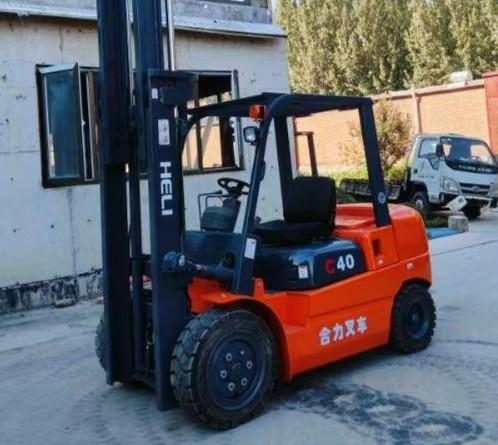 Heli 4 Ton Second Hand Forklifts 3m - 6m Lifting Height For Material Handling