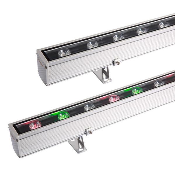 36W RGB Color LED Wall Washer Light Outdoor With DMX Control Aluminum Body