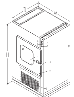 Air shower transfer window medical operation room cleanroom purification equipment