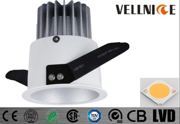 Fixed Round Dia 70*H77.6MM IP44 7W New LED Lights 3000K Cut out 65MM Fixture for Supermarket