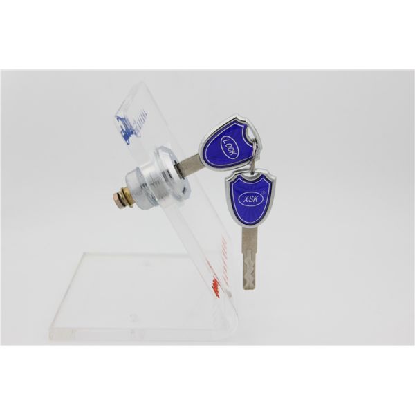 Bright Chrome Plated Cabinet Door Cam Locks Asteners Blue Metal Color