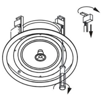 Flush Mount PA System Speakers 40W 8 Inch Outdoor Coaxial Ceiling Speakers