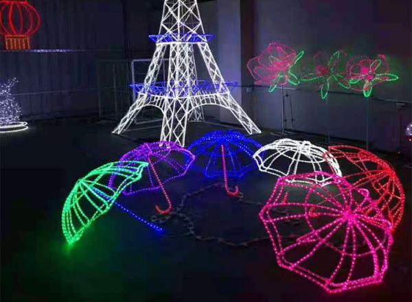 LED Simulation Umbrella Shape Lamp Outdoor Waterproof Lighting Festival Products Spring Festival Christmas Decorative Li