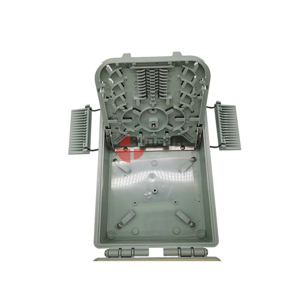 IP65 Outdoor Fiber Optic Splitter Box Wall Mount 16 Cores 1x8 Coupler ABS PC Material