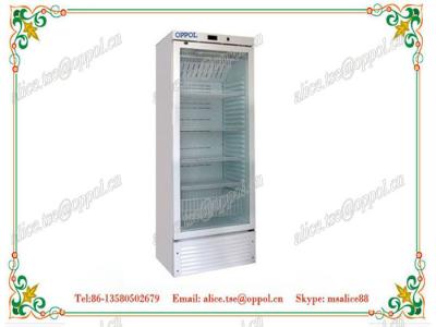 OP-806 Single-temperature Medical Drug Storage Freezer ,Vertical Glass Door Freezer