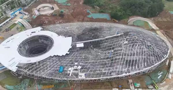 Durable Large Span Steel Structure Building For Culture Sports Center Stadium Basketball Gym Football Stadium Arena