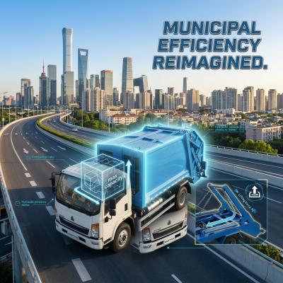 Swing Arm Garbage Collection Truck SINOTRUK HOWO 6-10CBM 4X2 ZZ1127G4215C1