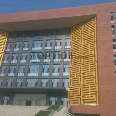 2.0mm Thickness Aluminum Decorative Panel Perforated Metal Curtain Wall Cladding