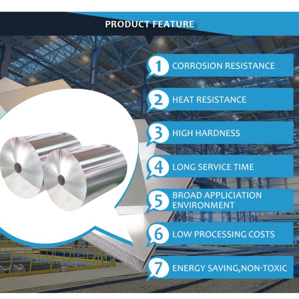 крен H24 H26 бумаги алюминиевой фольги 600mm 700mm для еды кухни