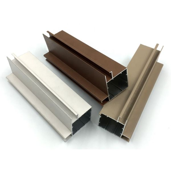 Custom Design Aluminium Kitchen Profile Cabinet and Wardrobe Door Powder Coated Surface