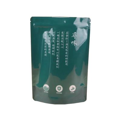 Plastic Laminate Aluminium Foil Custom Stand Up Pouches For Loose Leaf Tea  Flower Tea Green Tea Red Tea Packaging