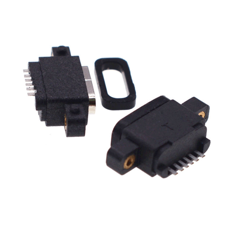 Тип Pin SMT USB USB-20C-F-X706 GT-USB-7042 IPX8 водоустойчивый соединителя 6 c