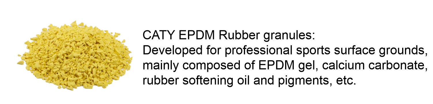 Popular Colorful UV-Resistant EPDM Rubber Granules For Running Track Playgrounds Residential Area & Fitness Trails