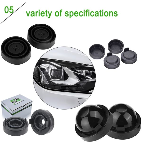 Rubber Accessories  Automotive Lamps Rubber Parts Black Epdm Car Headlight Rubber Cover