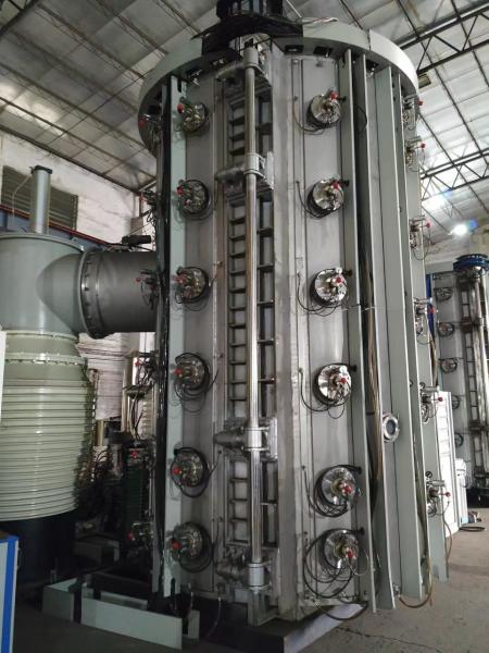 Única máquina de revestimento de aço inoxidável vertical de PVD com tela táctil