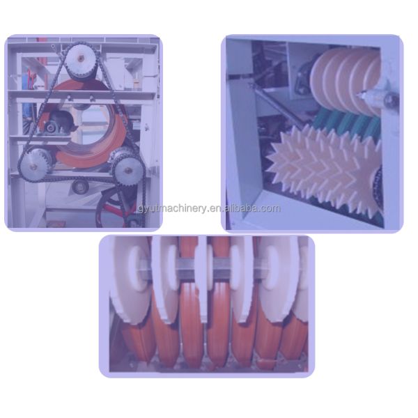 Скидка полуавтоматическая кашу очищающая машина в серебре с 1000X800X770 мм размерами